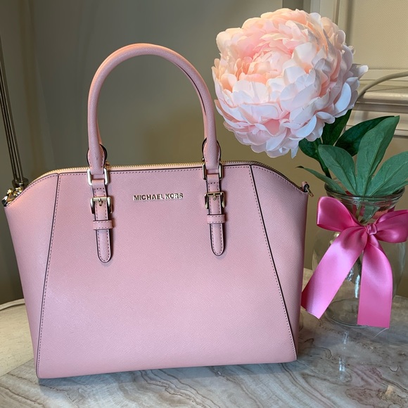 Michael Kors Handbags - Michael Kors Large Ciara Satchel Blush Pink